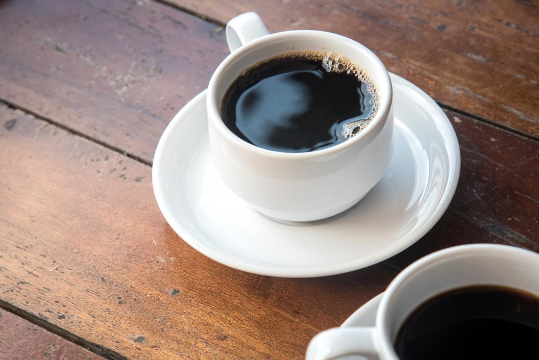 Ideal coffee without white coating of calcium salts