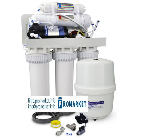 Reverse osmosis filter with pump