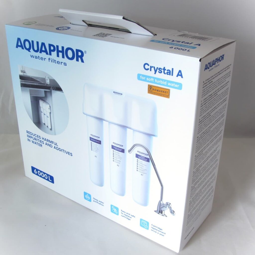 Aquaphor Crystal A - Under Sink Drinking Water Filter for Your Home (New Version 2024)