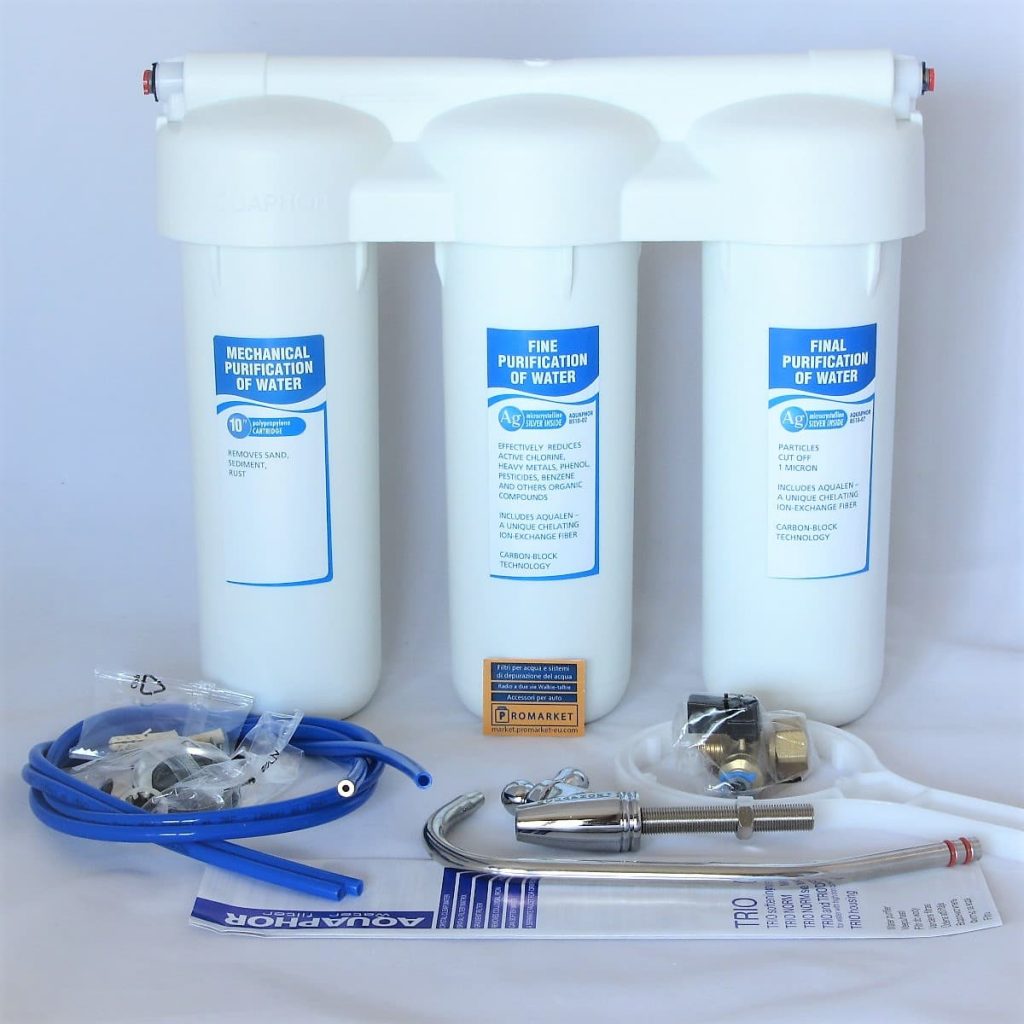 Aquaphor Trio Norm: Classic 10 inch SL 3-stage Flow Filter