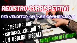 Registri dei Corrispettivi per venditori e-commerce